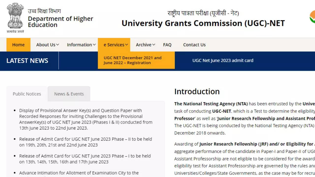 UGC NET Answer Key 2023 Released At Ugcnet Nta Nic In Know How To