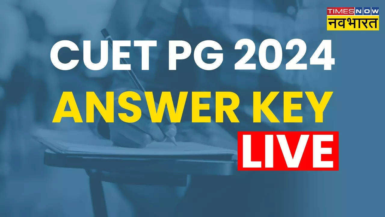 CUET PG 2024 Answer Key Released Pgcuet Samarth Ac In Downlaod PDF