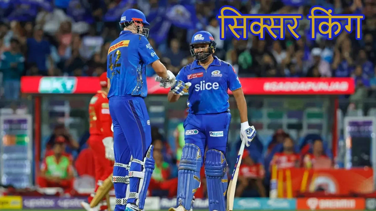 Ipl Rohit Sharma Becomes The First Indian To Complete Sixes In