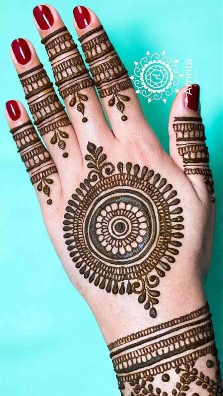 Bridal Mehndi Designs | Easy Mehndi Design | Party Mehndi Design | Quick Mehndi  Design | - YouTube