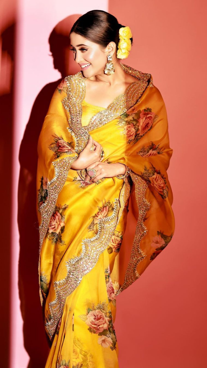 Get slim look with saree-blouse, lehenga, suit and shape wear |  माधुरी-काजोल-विद्या के टिप्स से छुपाएं मोटापा: एथनिक ड्रेसेज हैं बड़े काम  की, साड़ी-ब्लाउज-लहंगा-सूट में ...