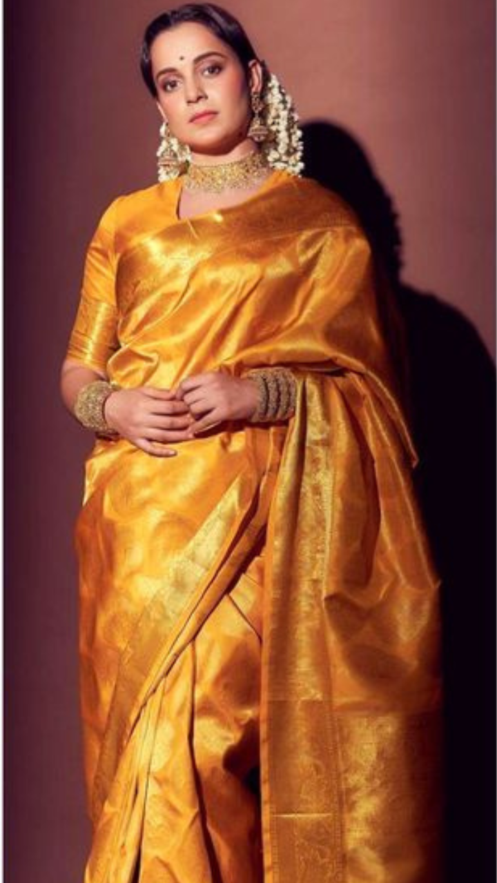 Yellow Saree Blouse: Saree for Basant Panchami, saree blouse designs back and front neck | Times Now Navbharat