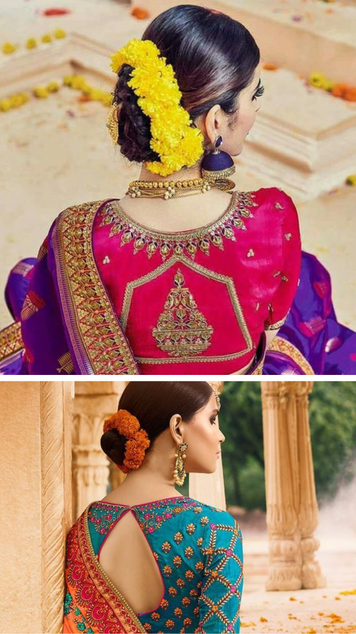 Kerala Gajra Hairstyles with Fresh Strings of Gajra That Make You Look and  Smell like Heaven