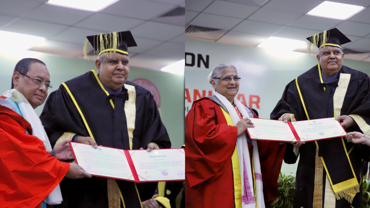 ​Jagdeep Dhankar, Punjab University Convocation, Sudha Murthy
