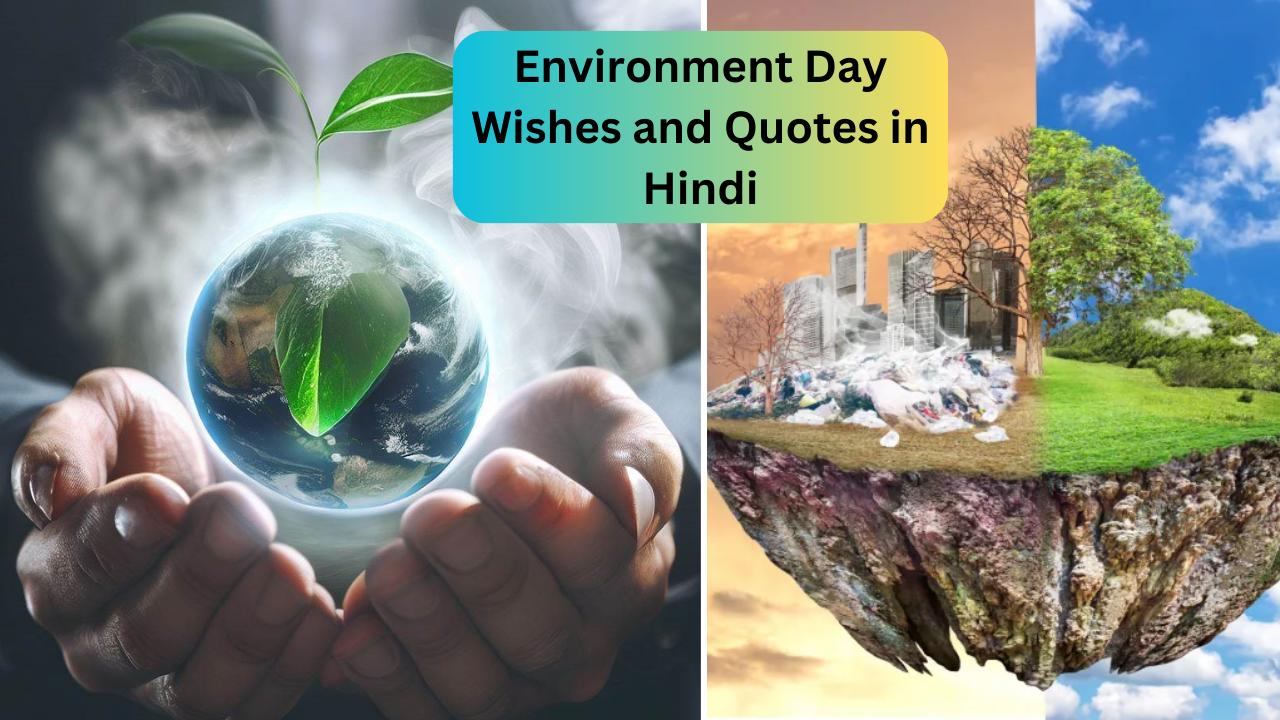 Environment day wishes quotes status in hindi best message poster ...