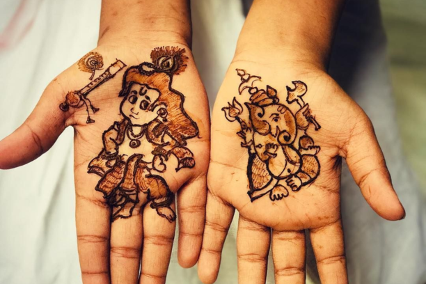 21 Krishna Mehndi Design You Will Fall In Love With