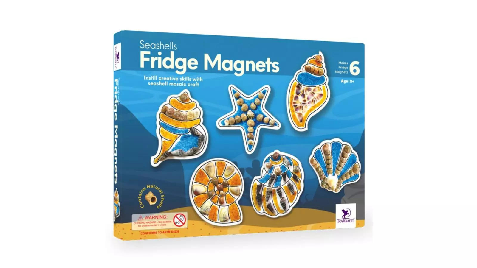 ToyKraft Shell Fridge Magnets