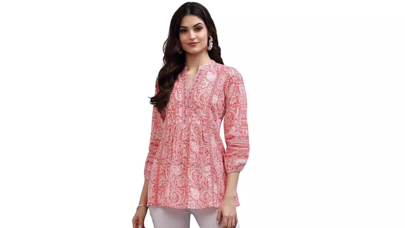 Rytras Womens Floral Printed Cotton Top
