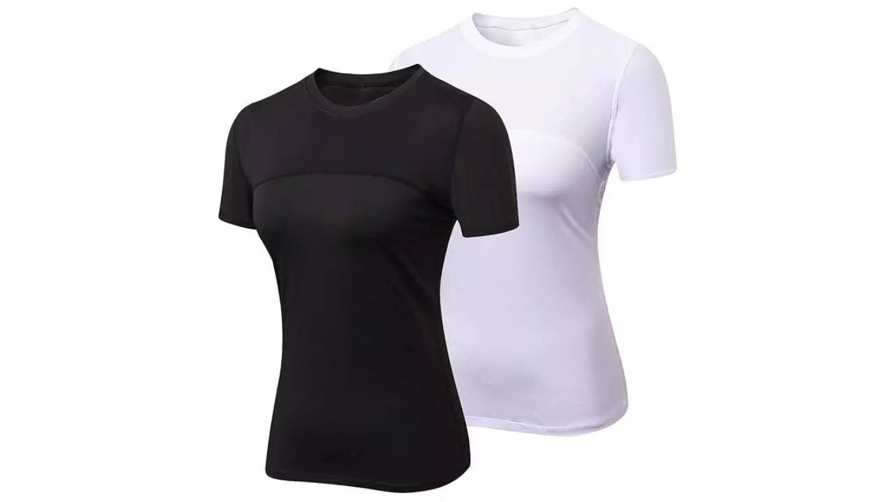 VEQKING Women Workout Shirt Dry Fit Tops