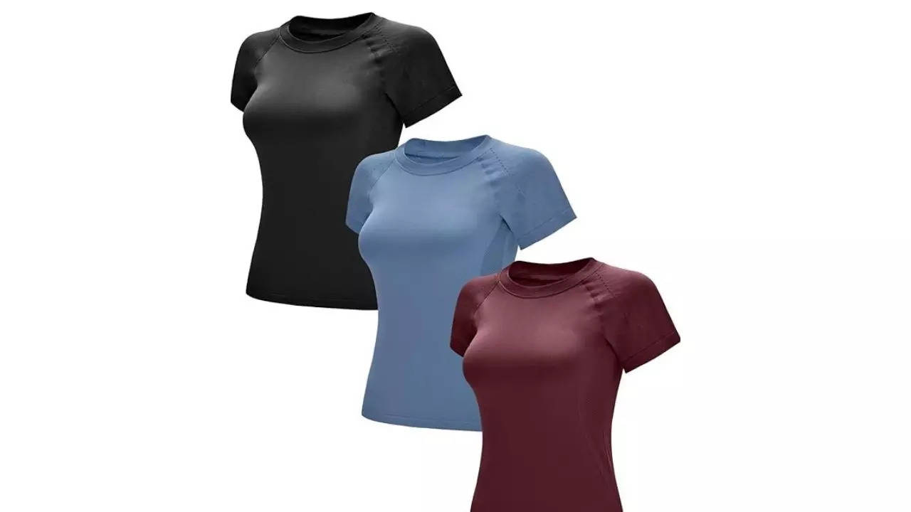 RUNNING GIRL Seamless Workout Shirts for Women