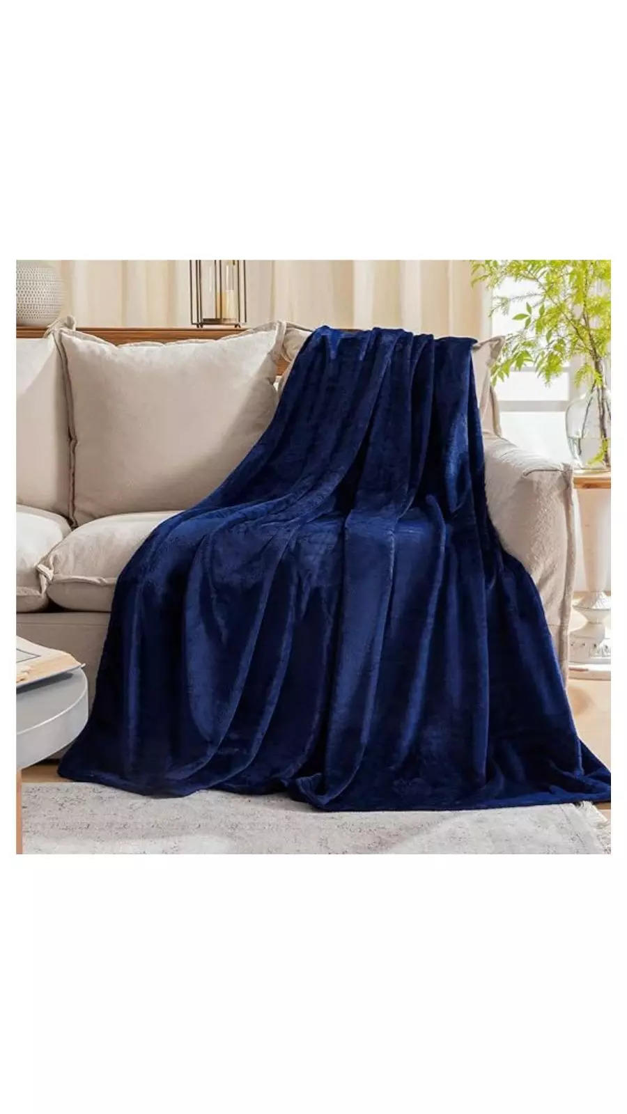 Fleece Plush Throw Blanket 