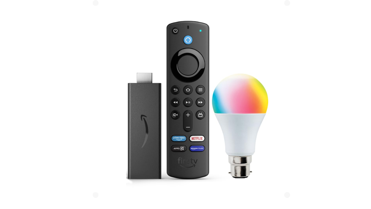 Fire TV Stick with Wipro 9W LED Smart Bulb Combo  