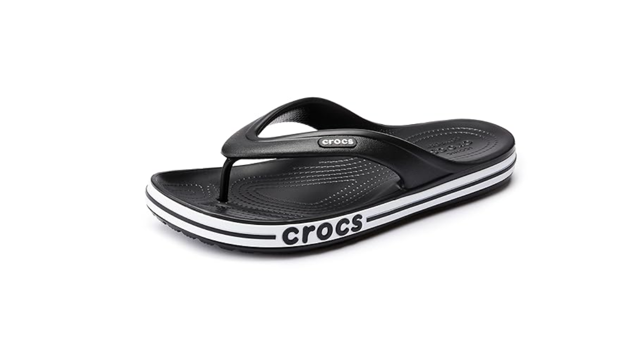 Crocs Unisex Black Flip Flops  