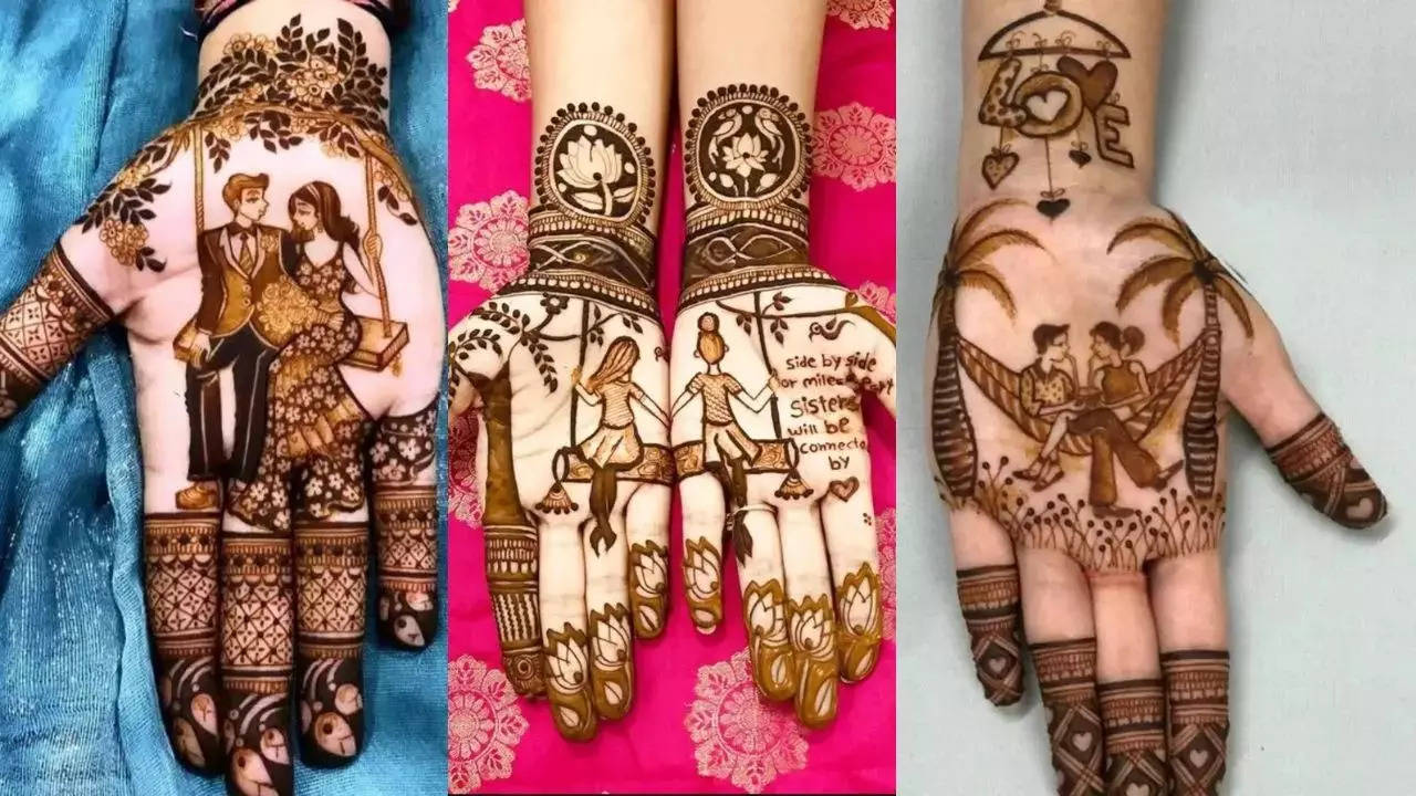 Jhula Mehndi Designs