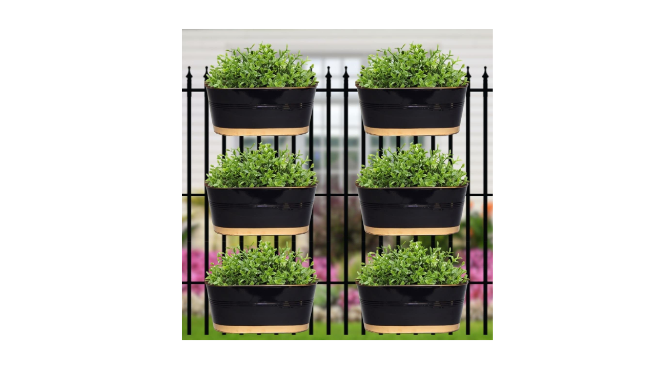 Ecofynd Aurelia Hanging Pots for Balcony 