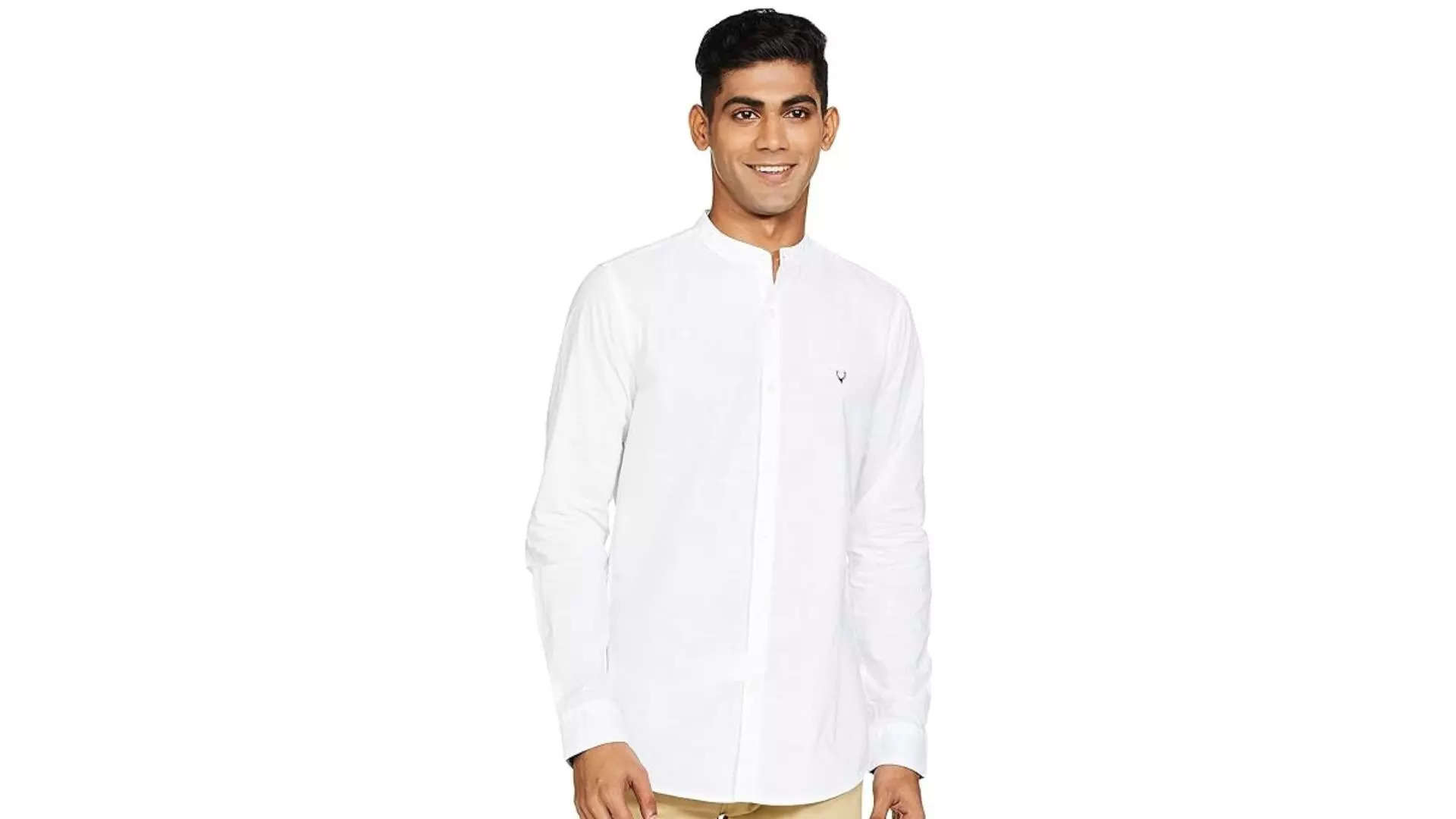 Allen Solly Mens Slim Fit Shirt Timeless Elegance 