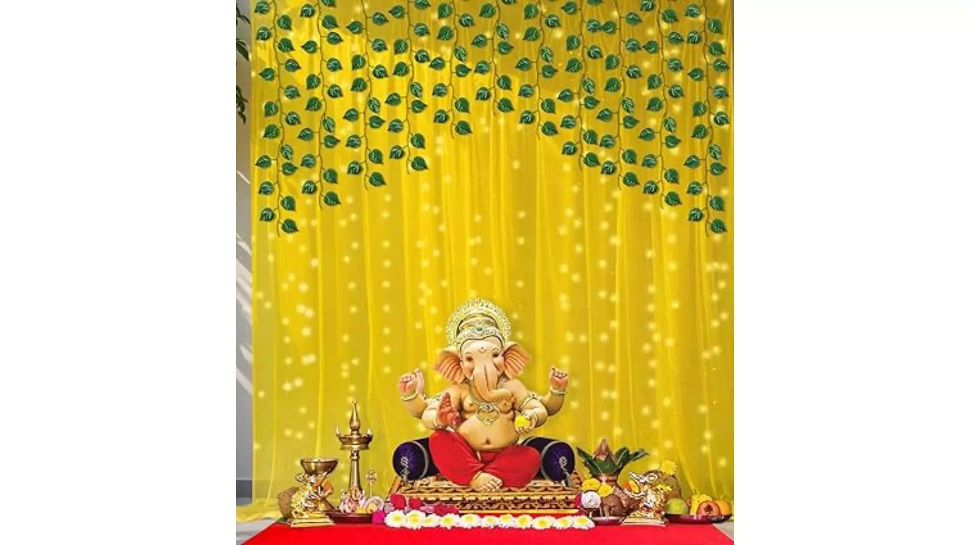 Party Propz Ganpati Decoration Items for Home Set the Stage 