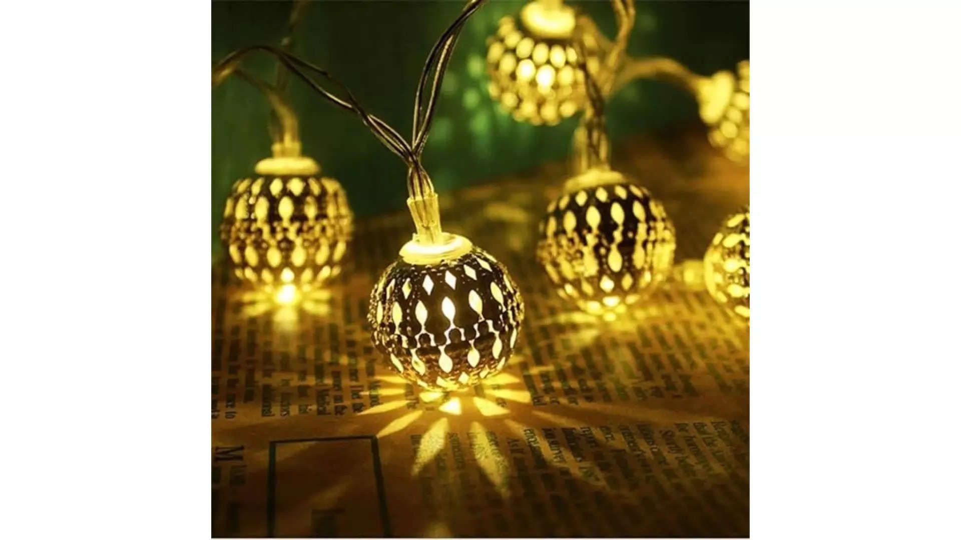 PESCA Moraccan Ball String Lights  Lighting the Way 