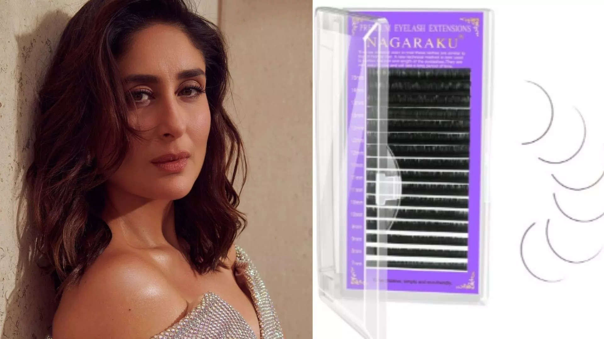 NAGARAKU Women Black Individual Lashes  Achieve Kareena Kapoors Bold Lash Look