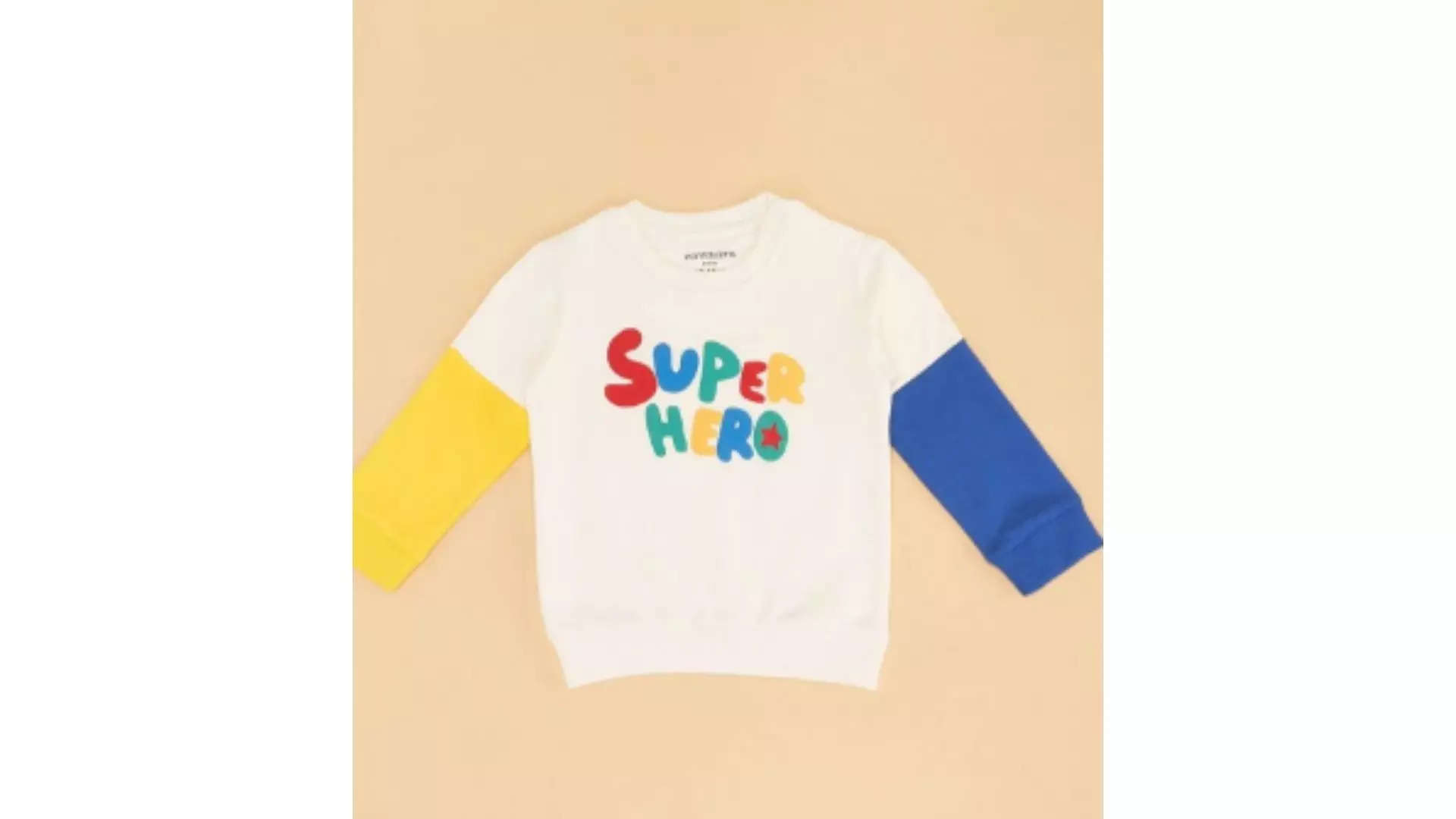 Pantaloons Baby Boys Typography Printed Sweatshirt Play with the Colours