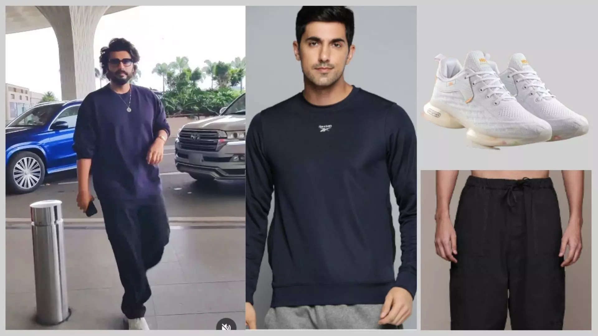 Arjun Kapoor Redefining Casual Cool with Effortless Airport Style 