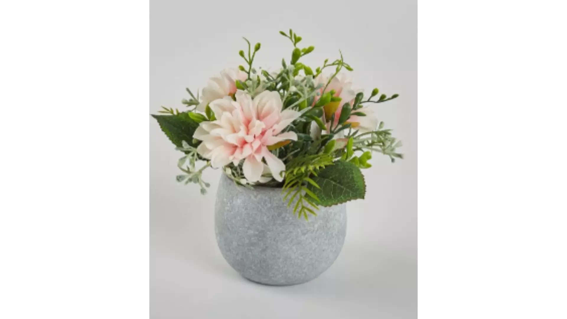 Brighten Your Space Home Centres Pink  Green Gloria Floral Accent for Fresh Look 