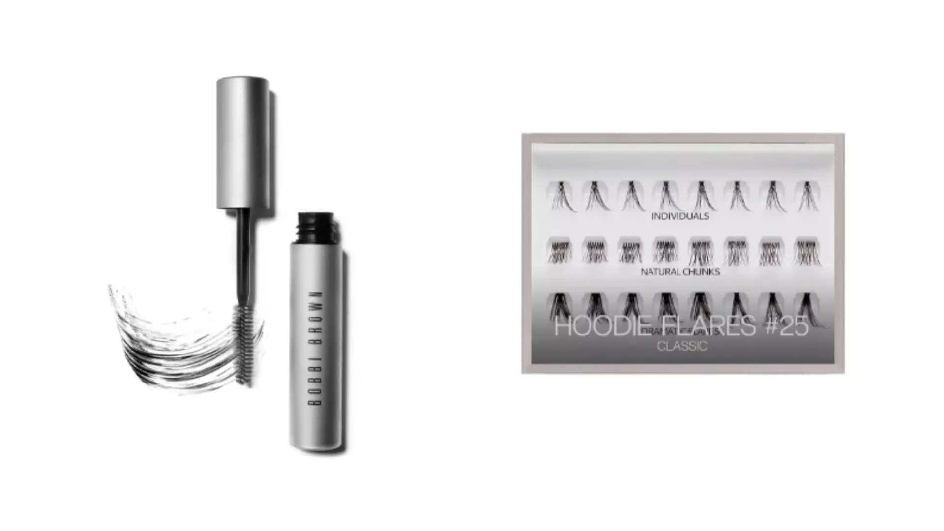 Enhance the Lashes Mascara and False Lashes 