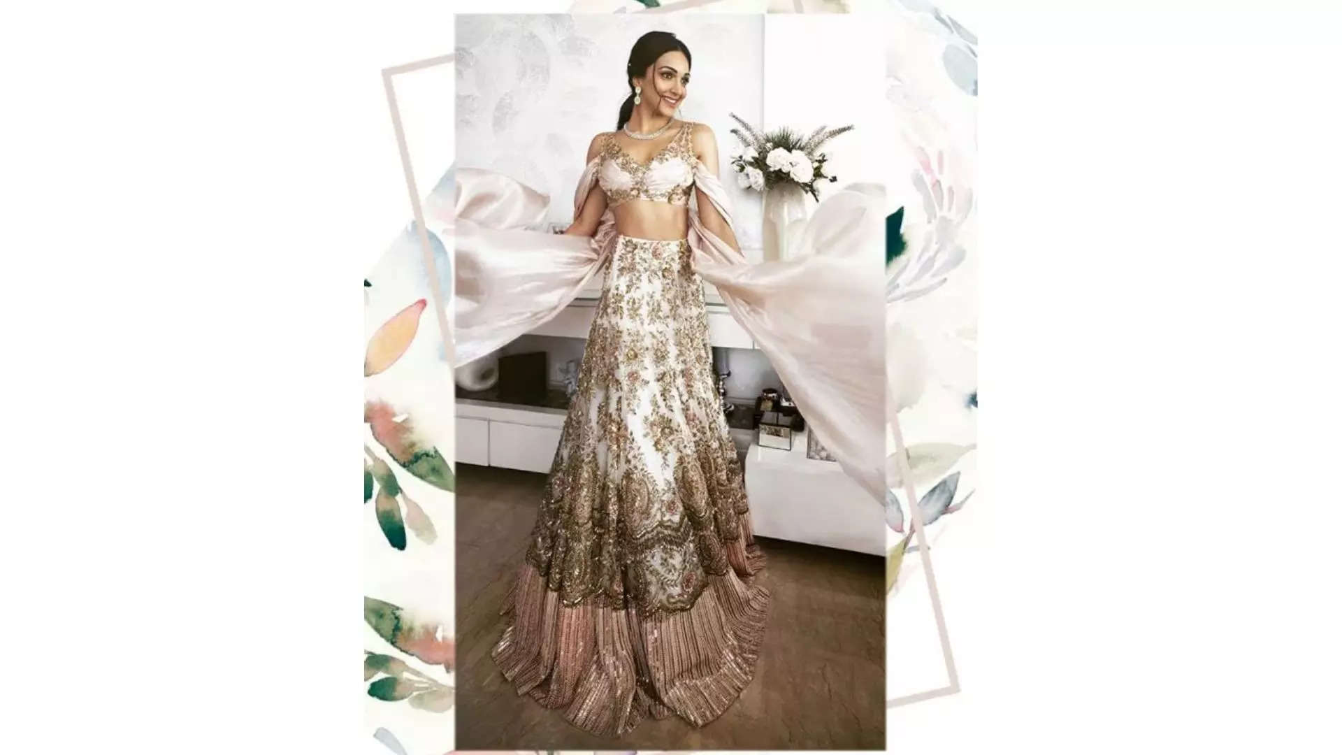 Kiara Advani Shining Bright in Manish Malhotras Glamorous Creations 