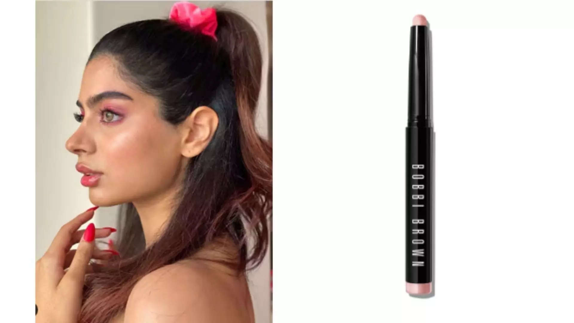 Pop of Pink Channel Khushi Kapoors Playful Neon Eye Look 