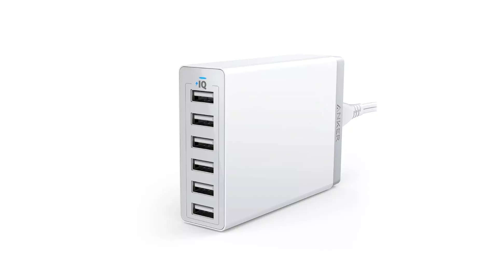 Anker A2123Y21 6-Power Port USB Wall Charger with Cable 