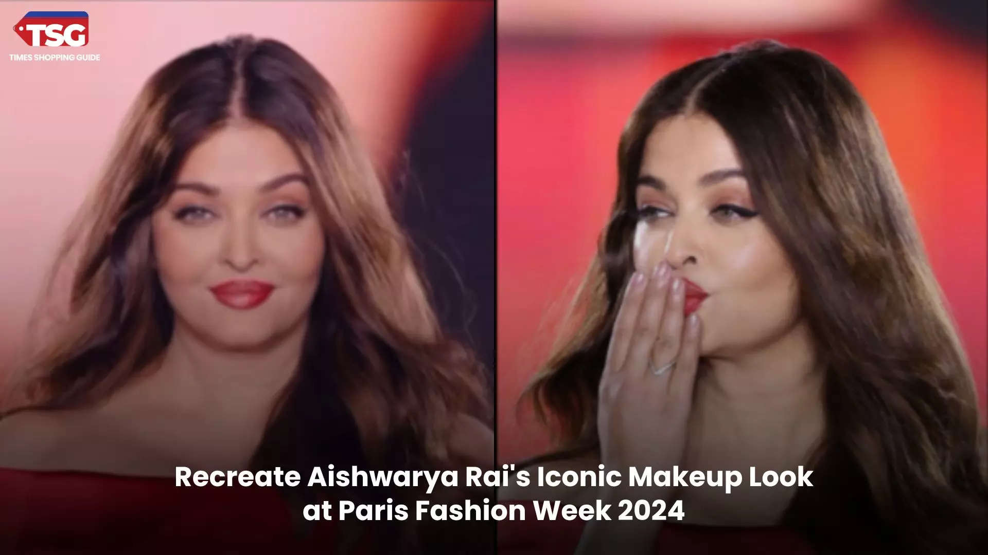 Emulate Aishwarya Rais Paris Fashion Week Makeup Look  