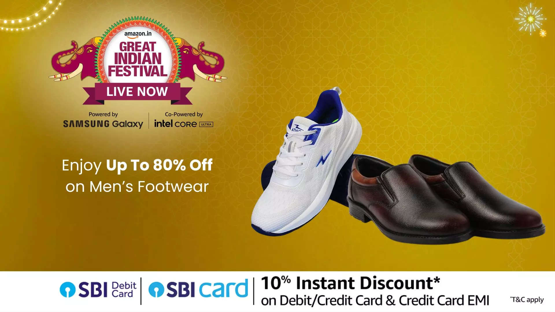 Get Up to Min 50 Off on Mens Footwear Collection