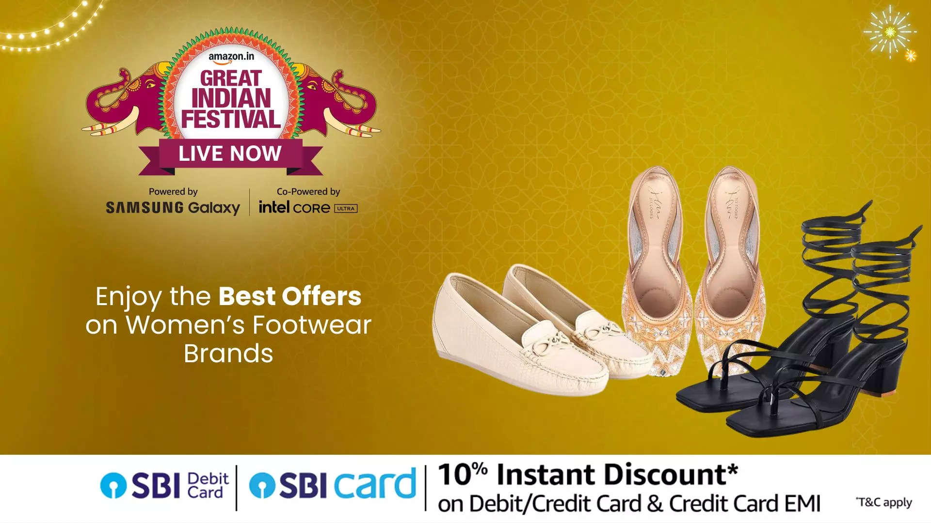 The Amazon Great Indian Sale offers Good Discount On Womens Footwear