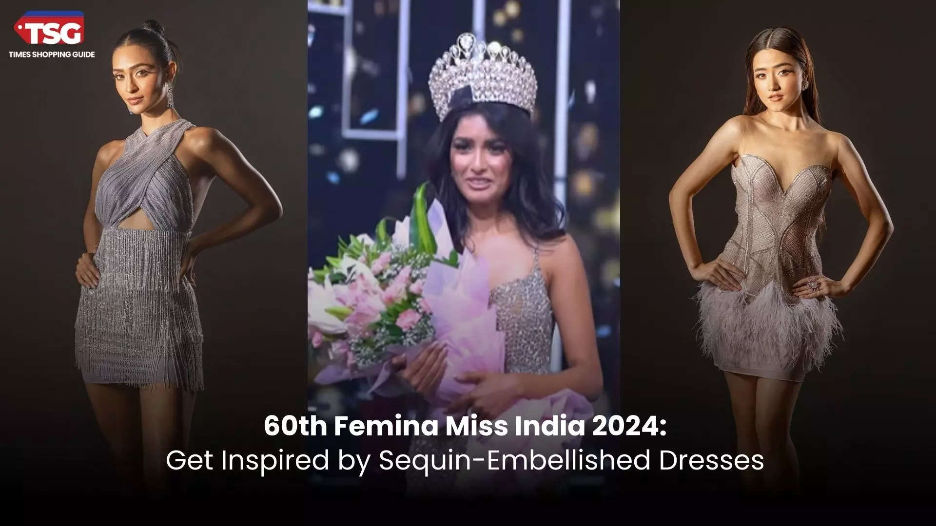 60th Femina Miss India 2024 Grand Finale: Get Inspired by the Contestants in Sequin Embellished Dresses to Celebrate Glamour