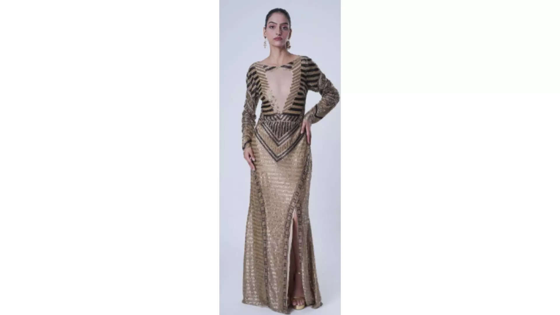 Glisten in Gold Adorn Yourself in Gold Elegance and Command the Crowd 