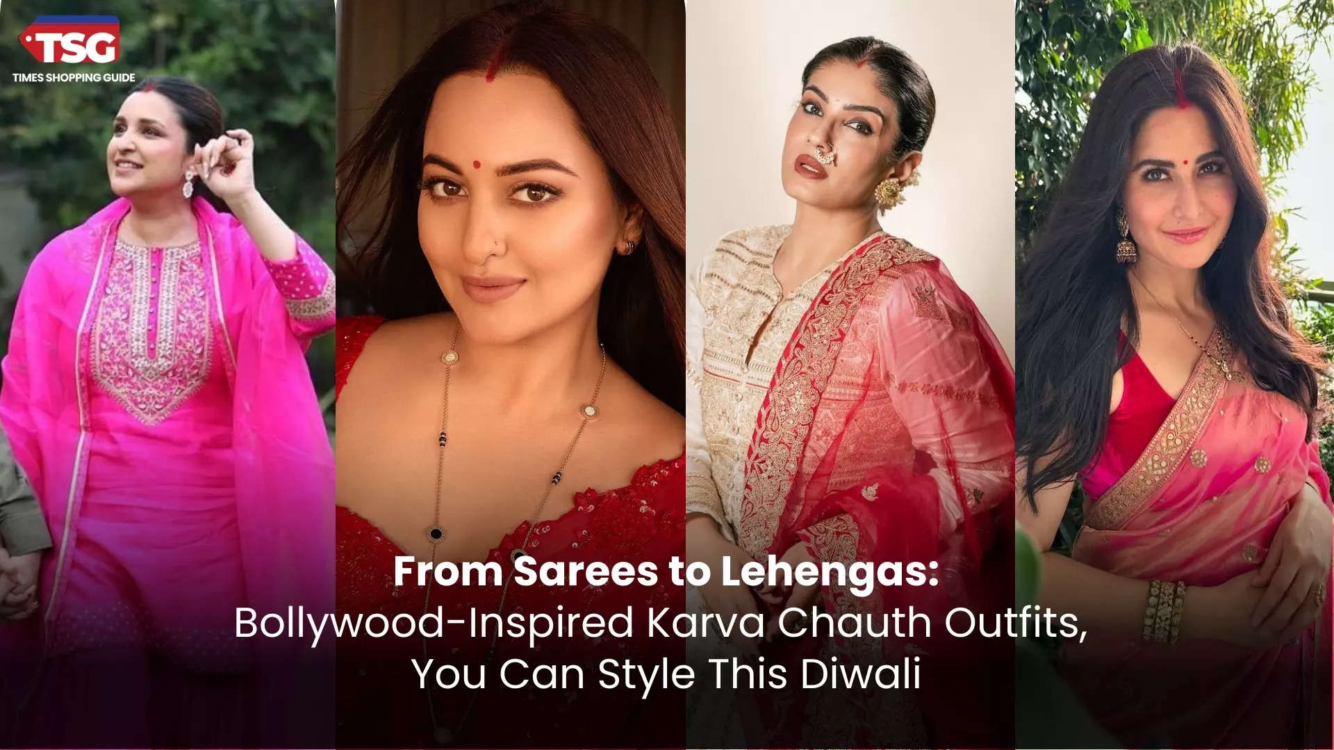 Bollywood-Inspired Karva Chauth Looks: Dazzling Ethnic Wear for Diwali Festive Season