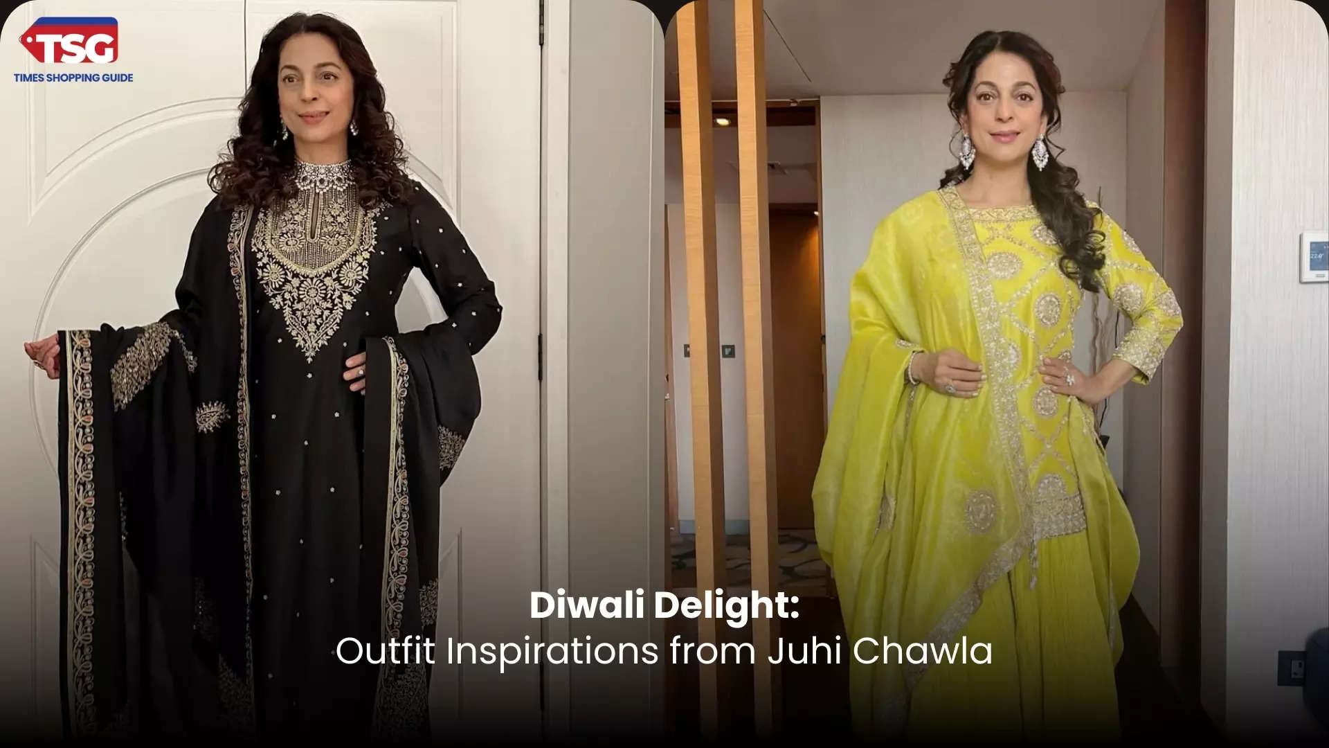 Festive Fashion Made Easy Juhi Chawla Inspired Looks 