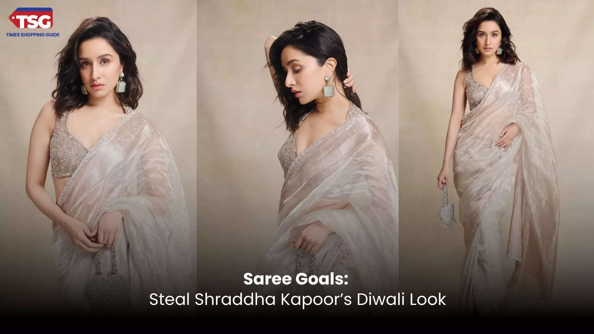 Shine bright this Diwali with Saree Styles Inspired by Shraddha Kapoor