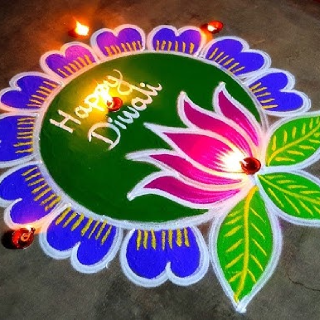 Kolam For Diwali Muggulu: दिवाली पर झटपट बनाएं ये सिंपल और सुंदर कोलम ...