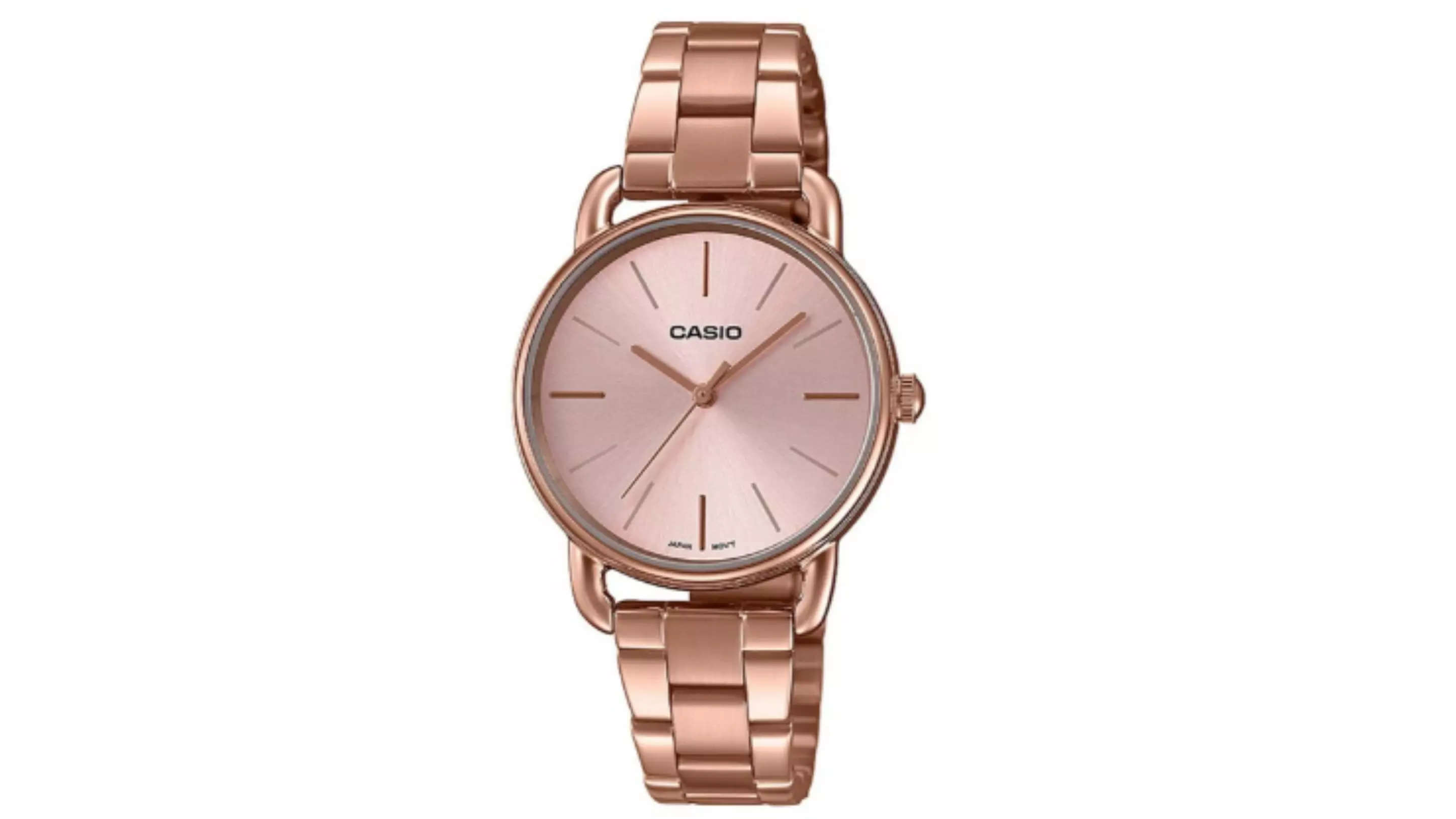 CASIO Enticer Ladies Rose Gold Analogue Watch 