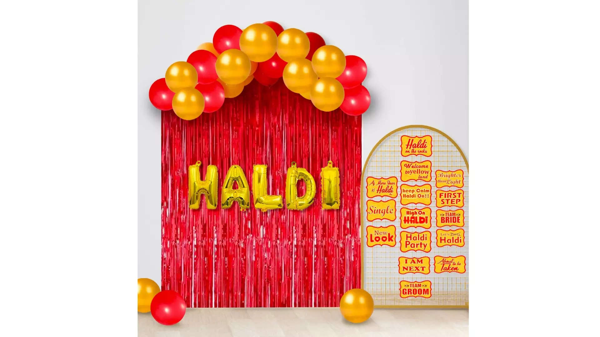 Party Propz Haldi Decoration Items 