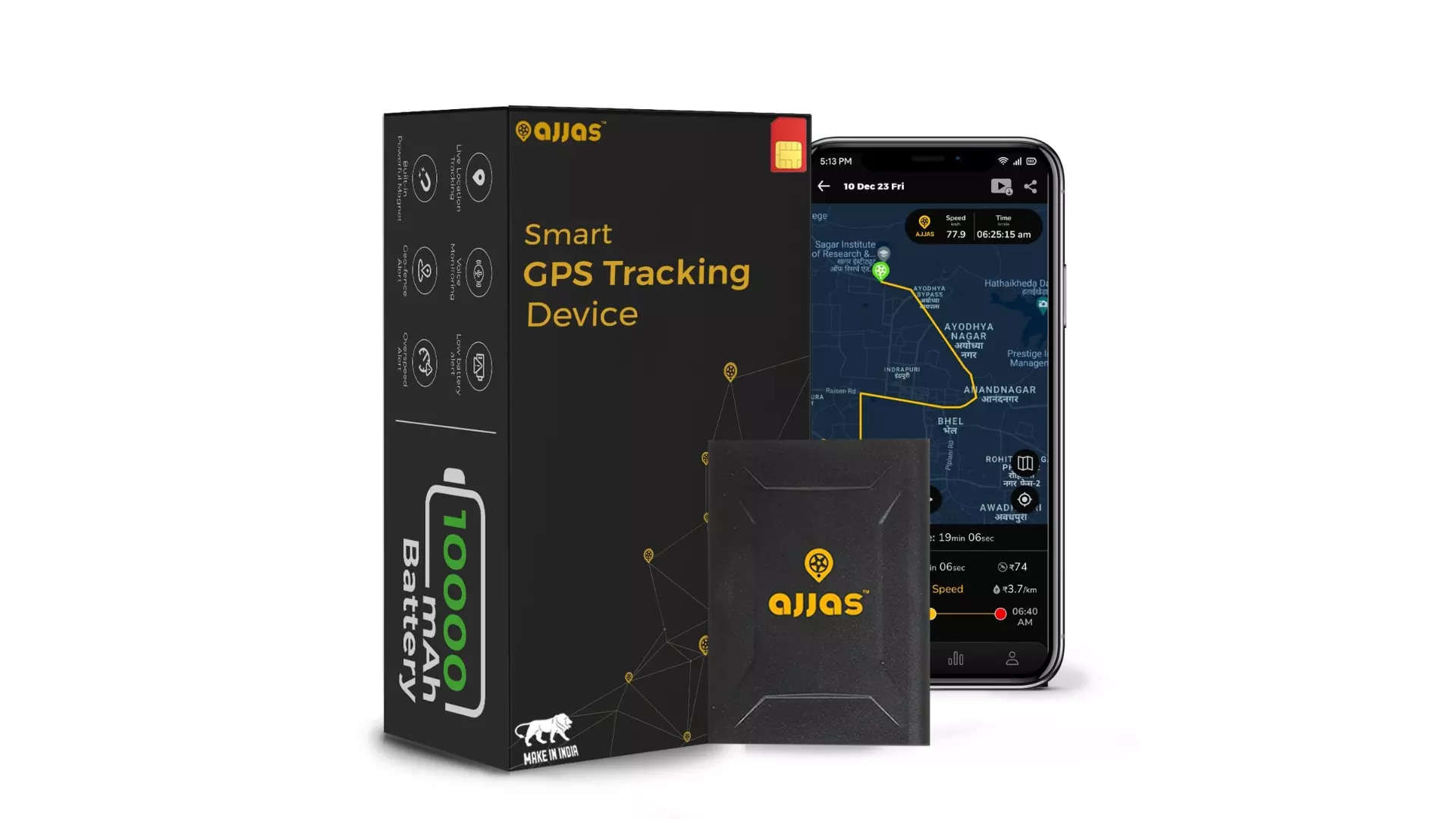 Ajjas GO - Wireless GPS Tracker