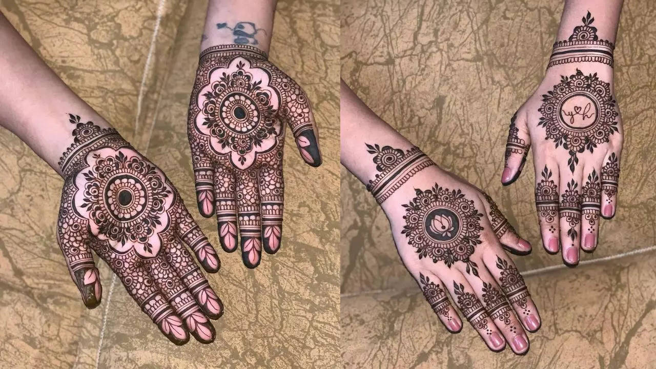 mandala mehndi designs photo