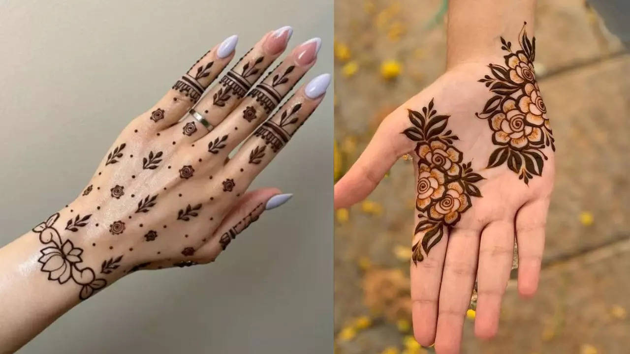 minimal mehndi design images