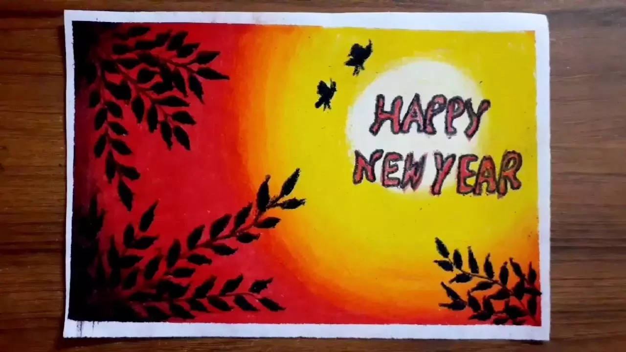 Happy New Year Drawing