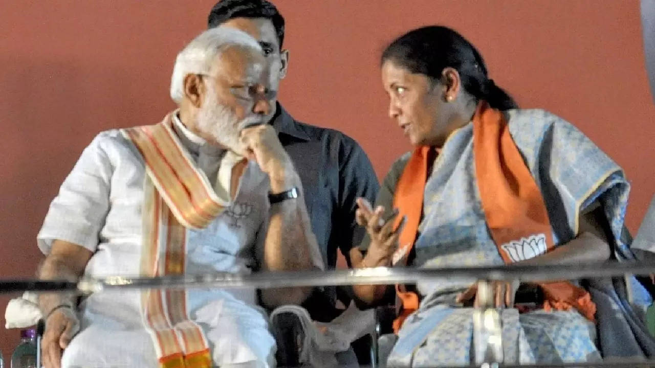 Narendra Modi And Nirmala Sitharaman