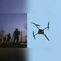 Drugsweapons being sent from Pakistan through drones on the border