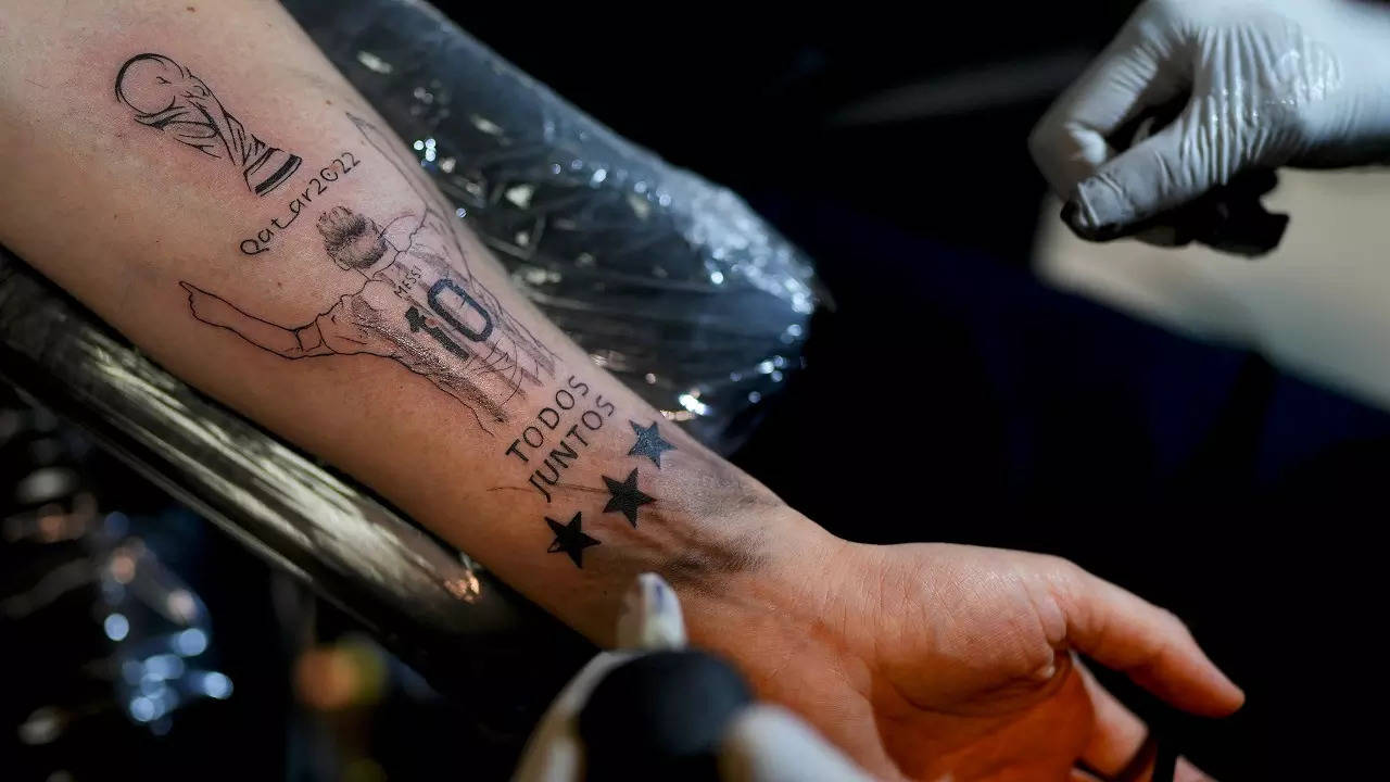Argentines have tattoo fever following World Cup triumph  WFSU News