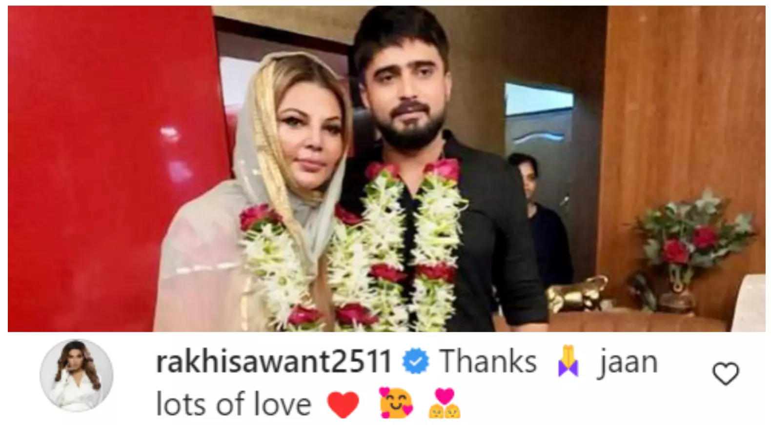 Adil Khan ने जमाने के सामने कुबूल की शादी, तो Rakhi Sawant रोते हुए बोलीं 'मेरी जान बहुत सारा प्यार...'