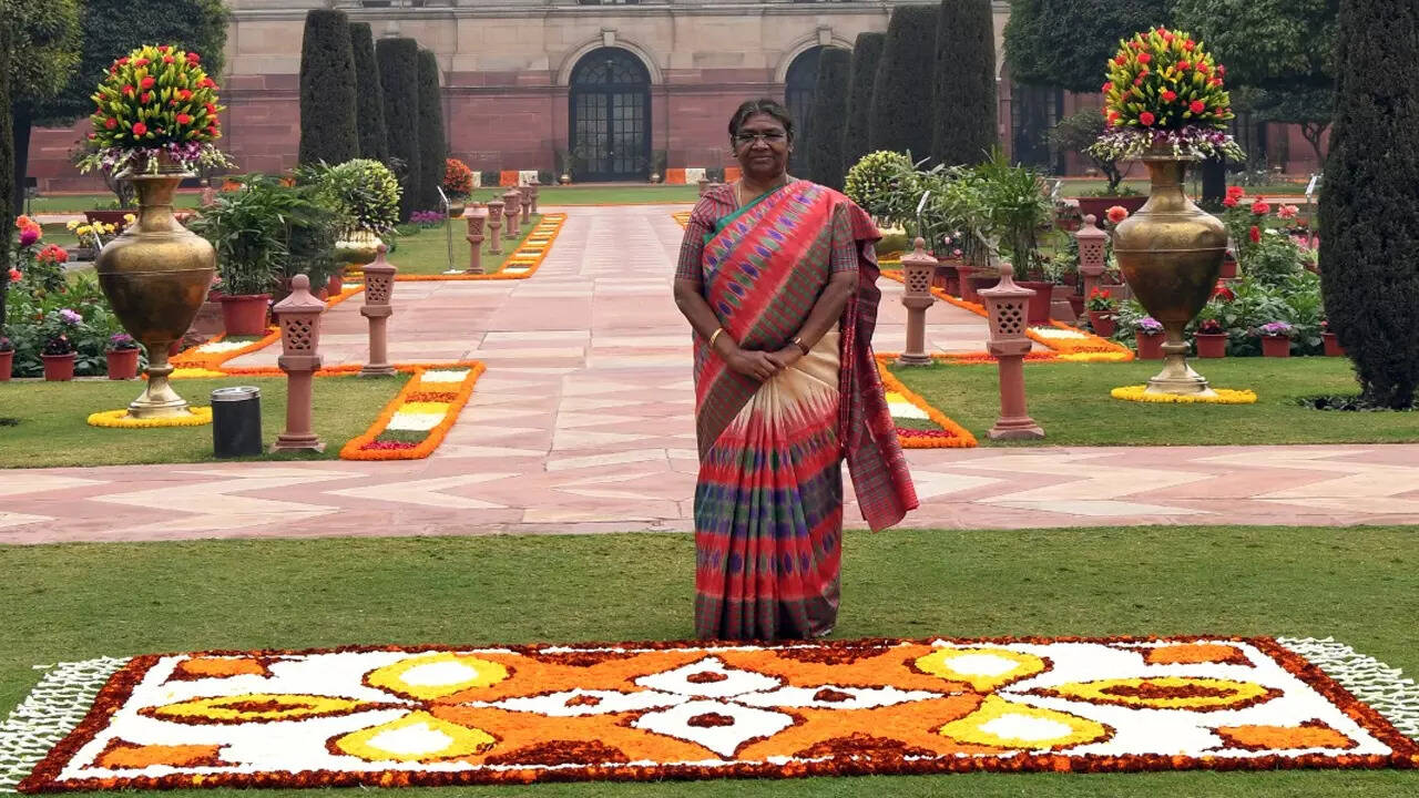 Amrit Udyan inaugurated, President Draupadi Murmu graced, will open for  common people from January 31, special category people will be able to see  on 28 March to 31 March - Amrit Udyan: